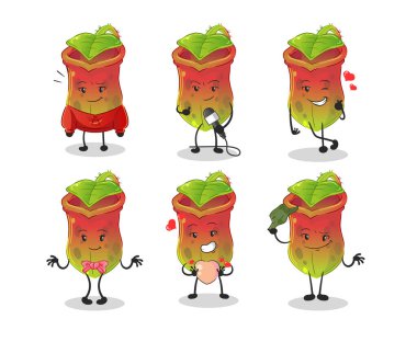 Koreli kültür grubu karakterine ihtiyacı var. maskot vektörü