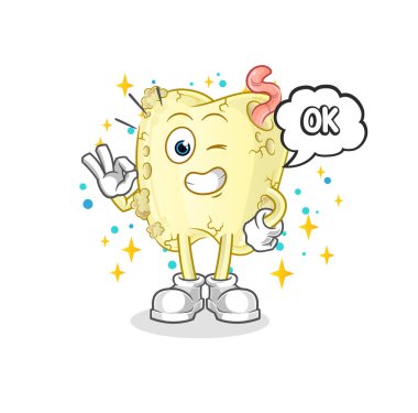 Diş çürüğü de aynı fikirde. çizgi film vektörü