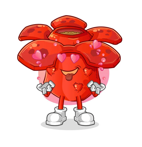 Rafflesia Arnoldii 벡터에 속합니다 캐릭터 — 스톡 벡터