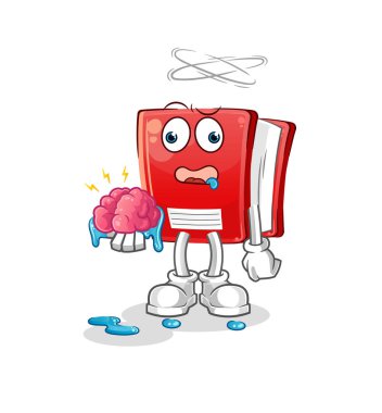 Beyin vektörü yok. çizgi film karakteri