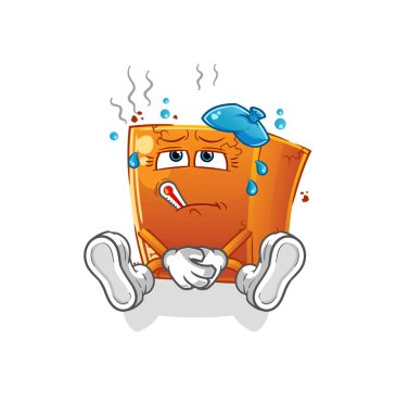 Tuğladan hasta. çizgi film karakteri