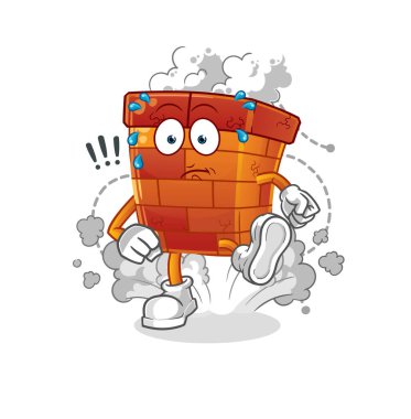 Baca çizimi çalışıyor. karakter vektörü