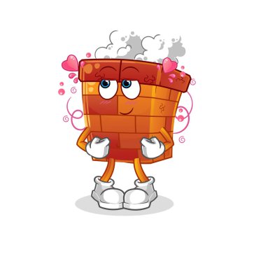 Baca utangaç vektör. çizgi film karakteri