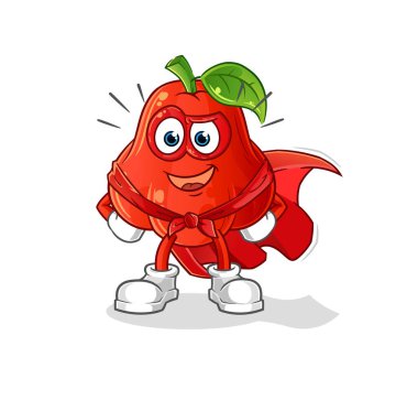 su elması kahramanları vektörü. çizgi film karakteri