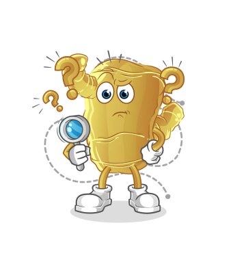 Zencefil aranıyor. karakter vektörü