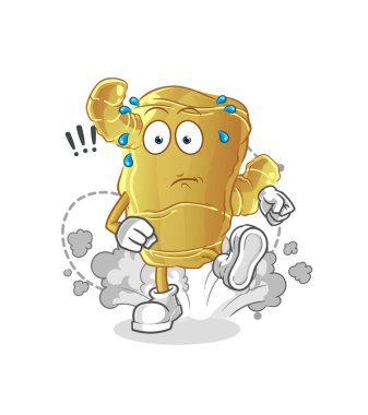 Ginger çizim yapıyor. karakter vektörü