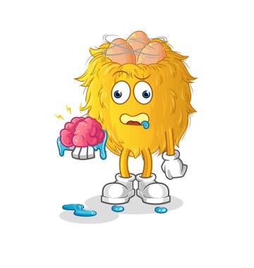 Kuş yuvası beyin taşıyıcısı değil. çizgi film karakteri