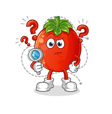 Domates aranıyor. karakter vektörü