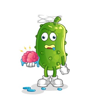 Salatalık beyin taşıyıcısı değil. çizgi film karakteri