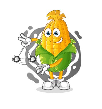 Mısır hipnotize edici çizgi film. çizgi film maskotu vektörü