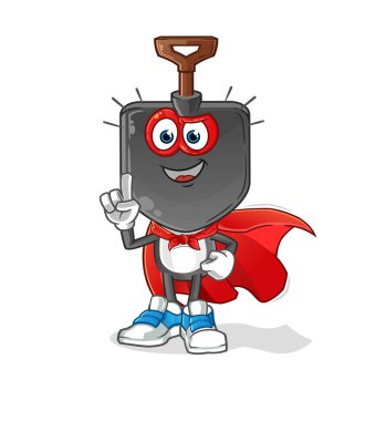 Kürek kafalı çizgi film kahramanları vektörü. çizgi film karakteri