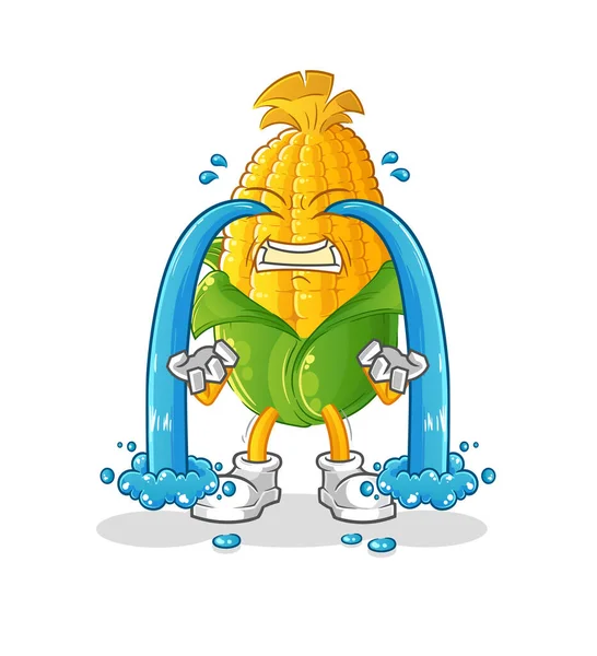 Mısır ağlayan illüstrasyon. karakter vektörü