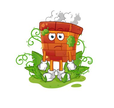 Baca çok uzun zamandır maskotluk yapıyor. çizgi film vektörü