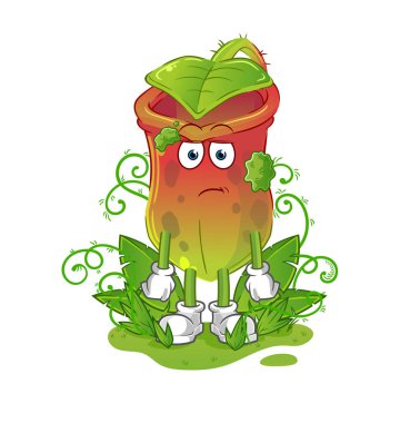 Uzun zamandır bekleyen maskotlar. çizgi film vektörü