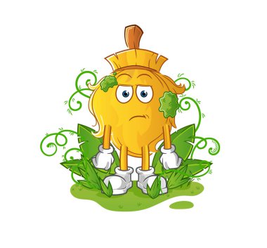 Süpürge çok uzun zamandır maskotluk yapıyor. çizgi film vektörü