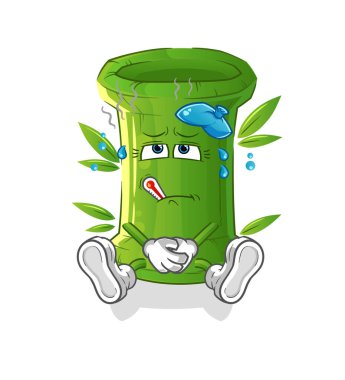 Bambu hastalığı taşıyıcısı. çizgi film karakteri