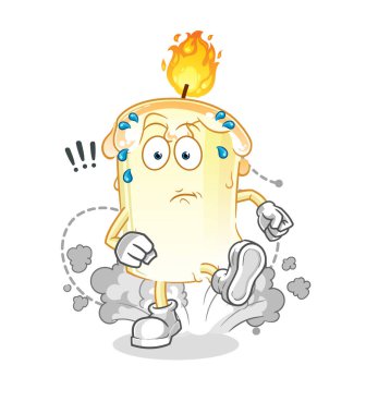 Mum çalışması çizimi. karakter vektörü