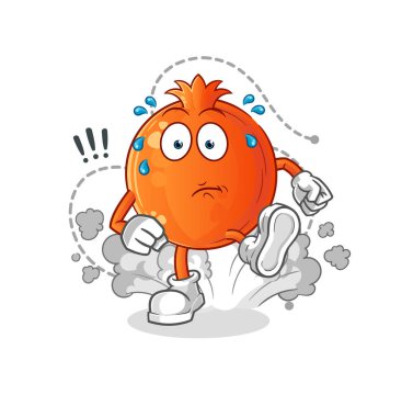 İllüstrasyon çalışan nar. karakter vektörü