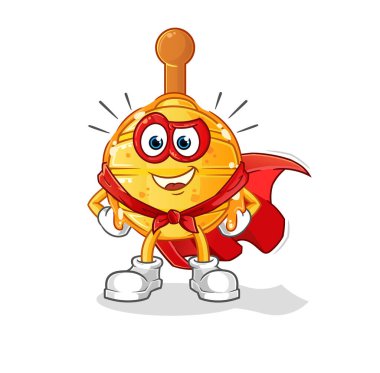 Tahta Bal Avcısı Kahraman Vektörü. çizgi film karakteri