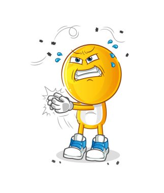 Çizgi film karakteri SWAT 'ın baş karakteri. çizgi film vektörü