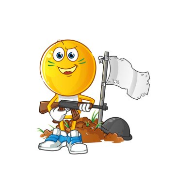 Çizgi film karakteri başı emoticon. çizgi film maskotu vektörü