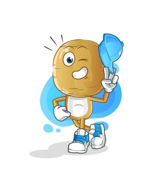 Patates kafalı çizgi film karakteri.