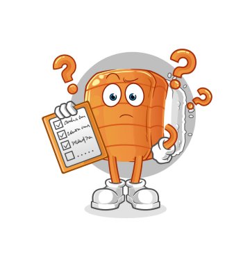 Suşi çizelgesi vektörü. çizgi film karakteri