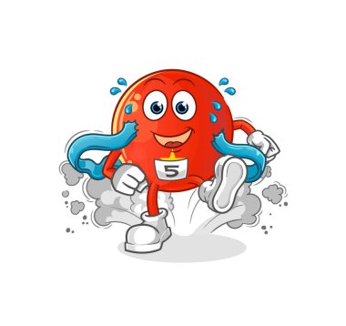 Vietnam bayrağı kaçakçısı karakteri. çizgi film maskotu vektörü