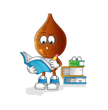 Yılan Meyvesi Kafa çizgi filmi maskot çalışıyor. çizgi film vektörü