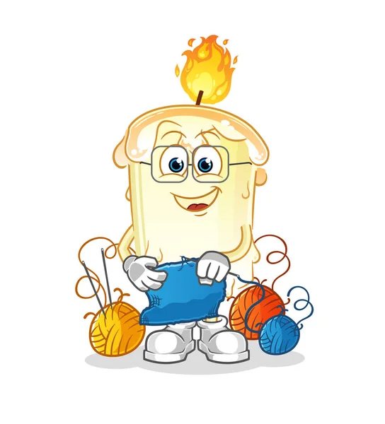 Mum terzi maskotu. çizgi film vektörü