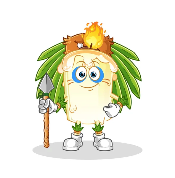 Mum kabilesinin maskotu. çizgi film vektörü