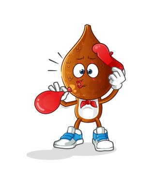 Yılan başlı karikatür pandomim balonu şişiriyor. çizgi film vektörü