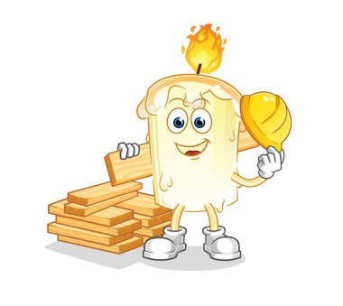 Mum üreticisi vektörü. çizgi film karakteri