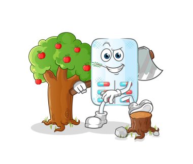 İlaç marangozu illüstrasyonu. karakter vektörü