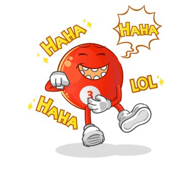 Kırmızı bilardo topu Yüksek sesle gül karakteri. çizgi film maskotu vektörü