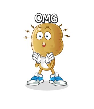 Patates kafalı çizgi film. Aman Tanrım. çizgi film karakteri