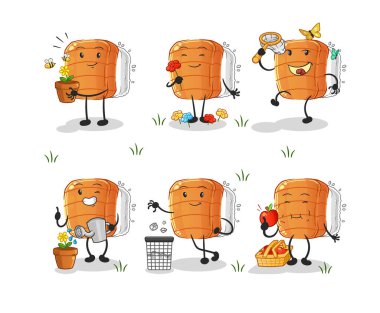 Suşi dünyayı kurtarır. çizgi film maskotu