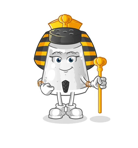 Salt Shaker Ancient Egypt Cartoon Cartoon Mascot Vector — 图库矢量图片