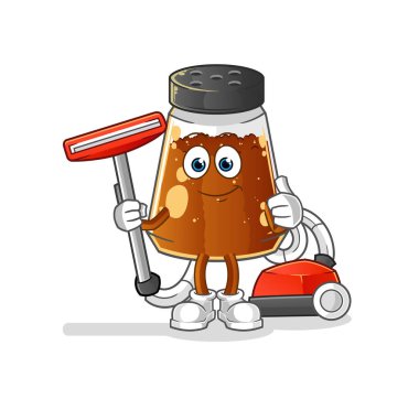 pepper powder clean with a vacuum . character vector