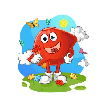 liver pick flowers in spring. character vector