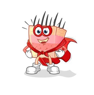 skin structure heroes vector. cartoon character