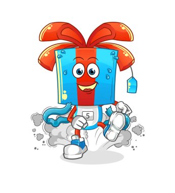 Yetenekli çizgi film karakteri. çizgi film maskotu vektörü