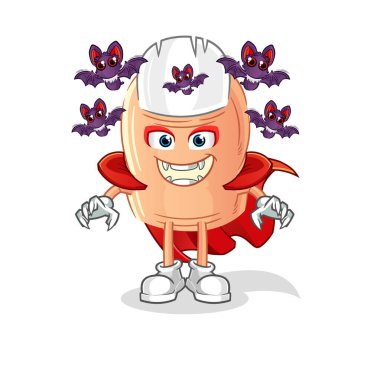 finger Dracula illustration. character vecto