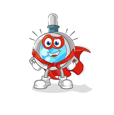the magnifying glass heroes vector. cartoon characte
