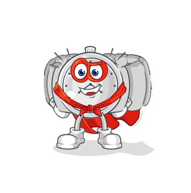 the wristwatch heroes vector. cartoon characte