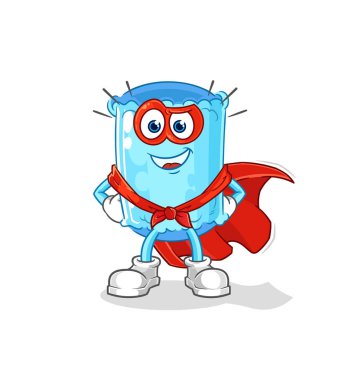 Yastık kahramanları vektörü. karikatür