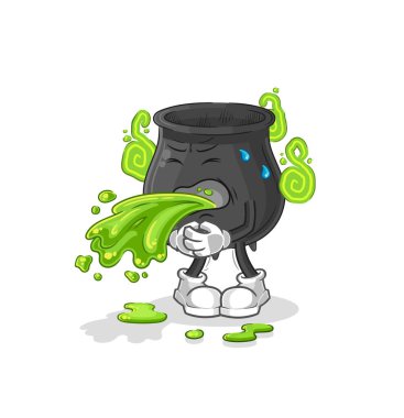 Kazan, çizgi film kustu. karikatür maskotu vektosu