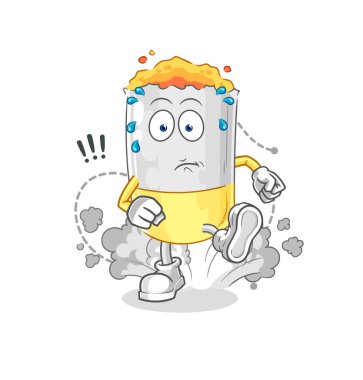 Sigara kaçakçılığı illüstrasyonu. karakter vektosu