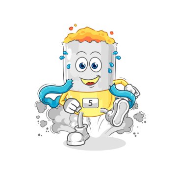 Sigara kaçakçısı karakteri. karikatür maskotu vektosu