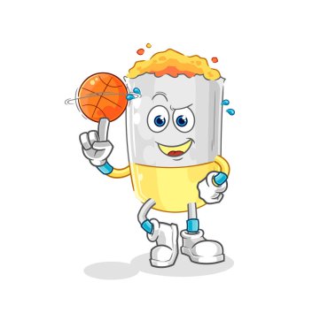 Maskotluk yapan sigara. çizgi film vektosu